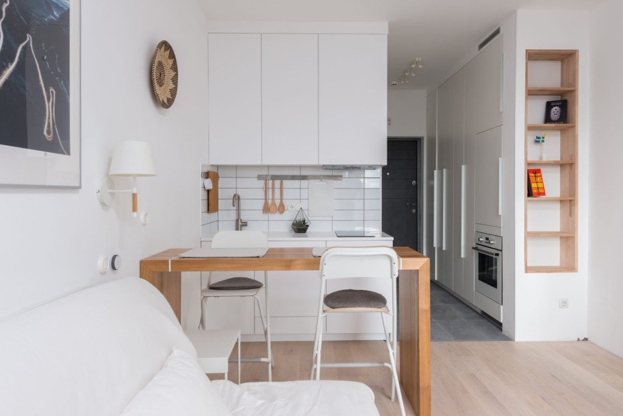 Планировка студии 25 кв.м