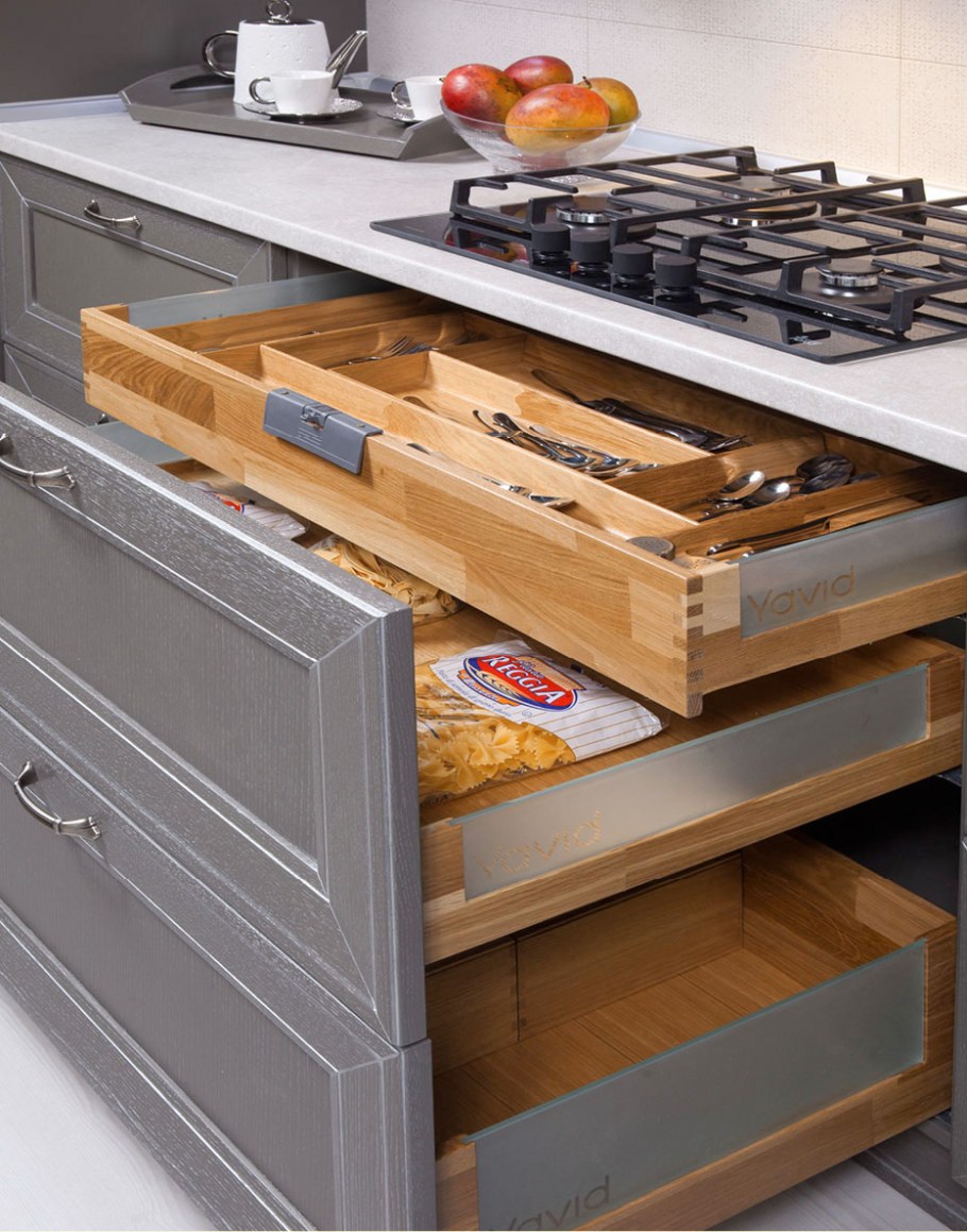 Двойной ящик для столовых приборов Blum