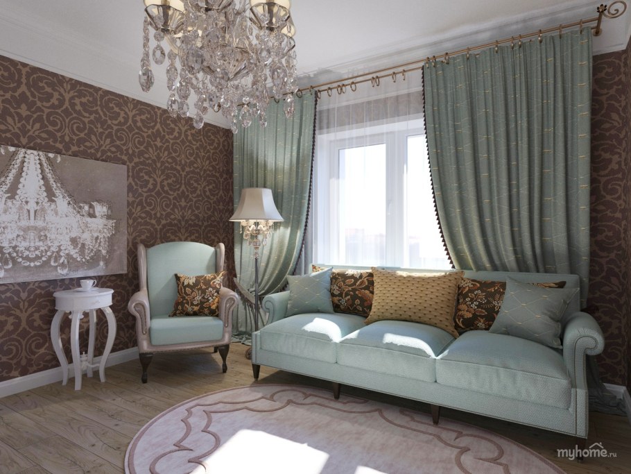 Гостиная Неоклассика Тиффани