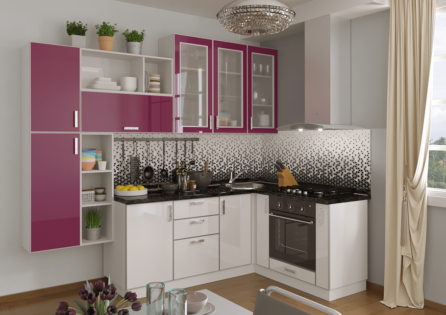 Кухонные гарнитуры для маленькой кухни