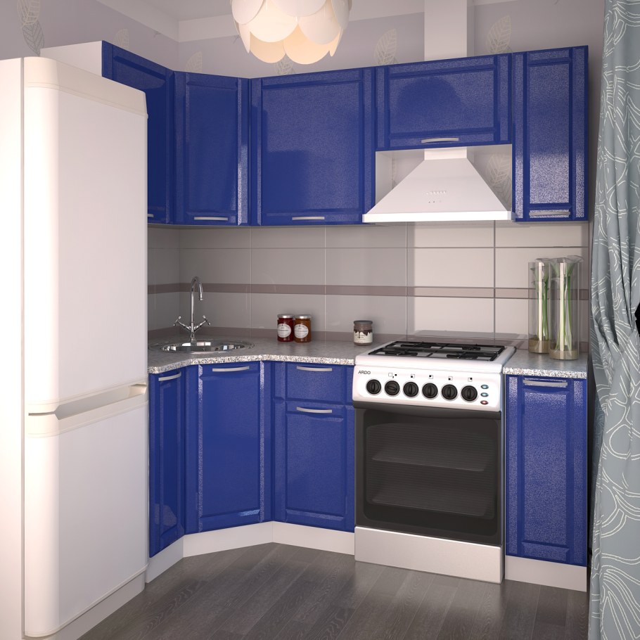 Кухня маленький угловы