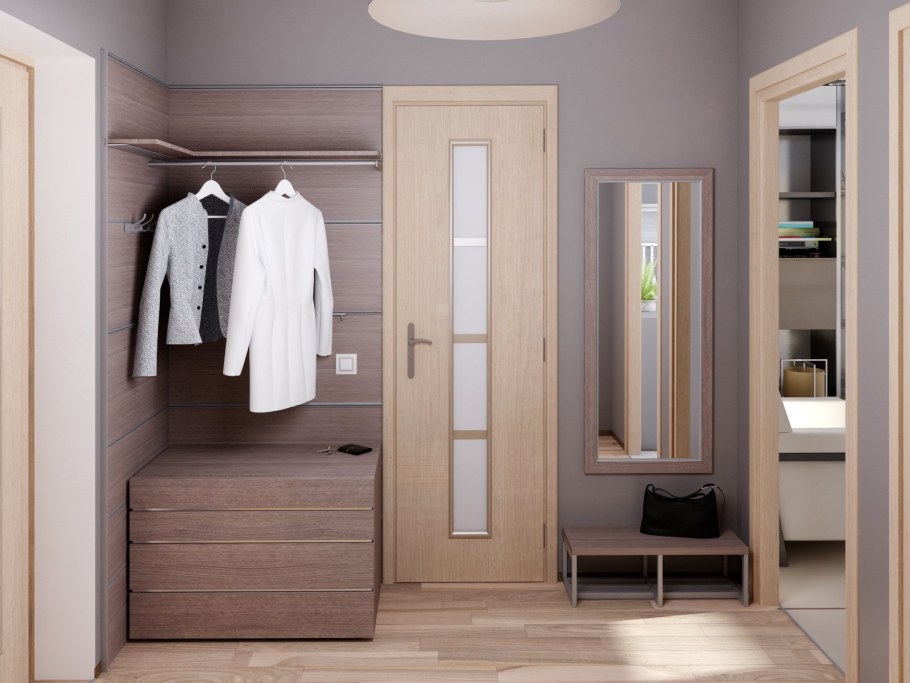 Японская прихожая в квартире