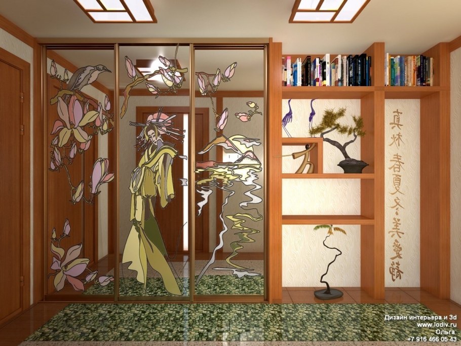 Прихожая в китайском стиле