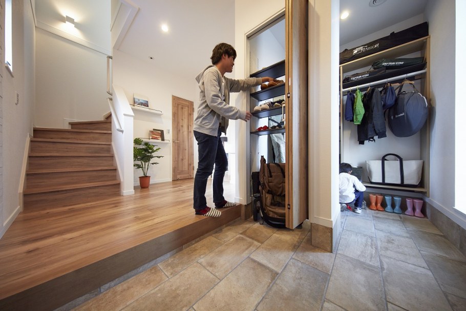 Прихожая в японском доме