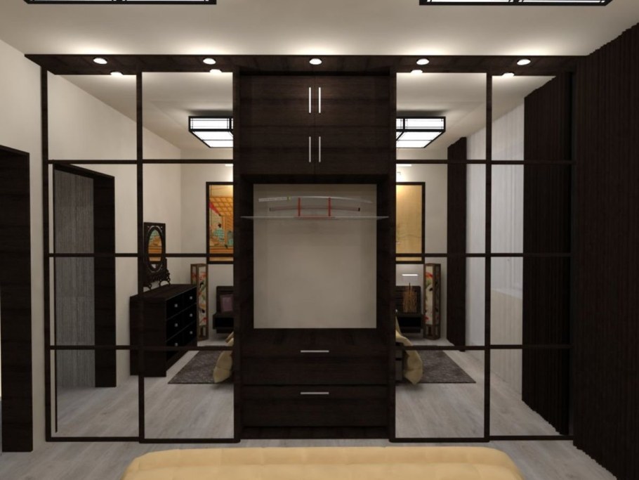 Прихожая в японском стиле