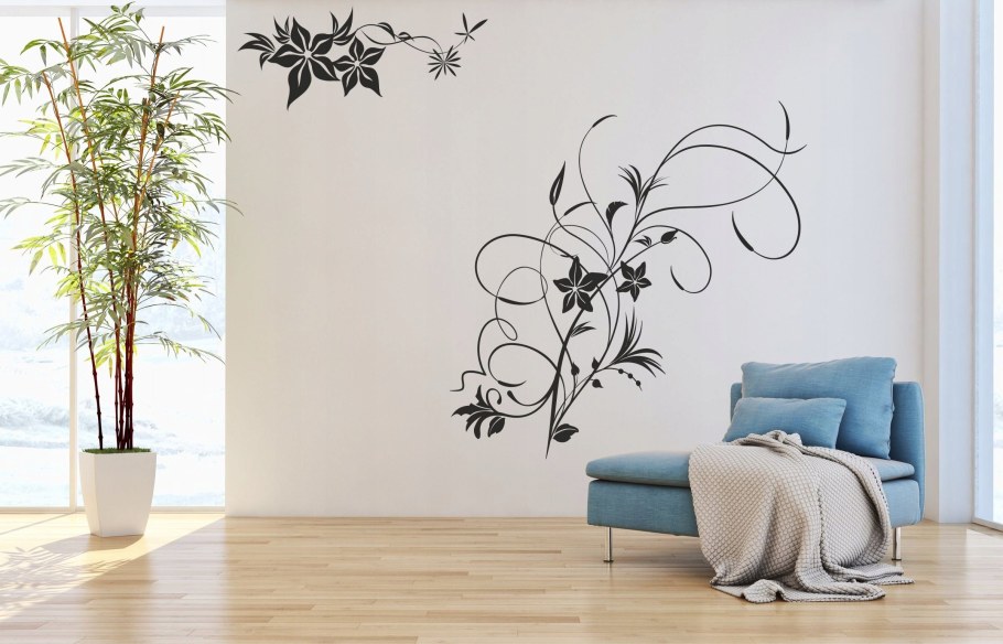 Фотообои дерево на стене