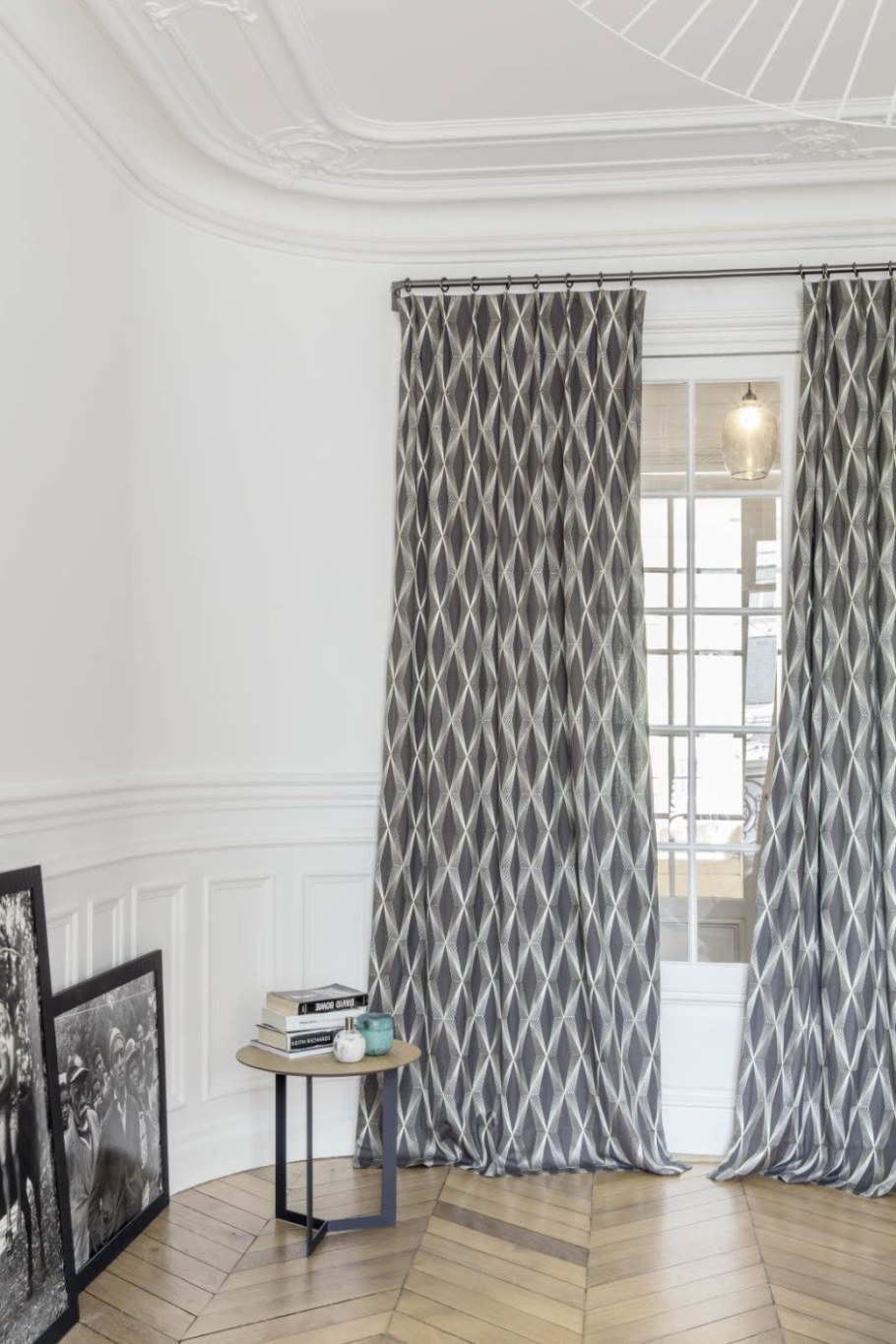 Шторы с геометрическим узором