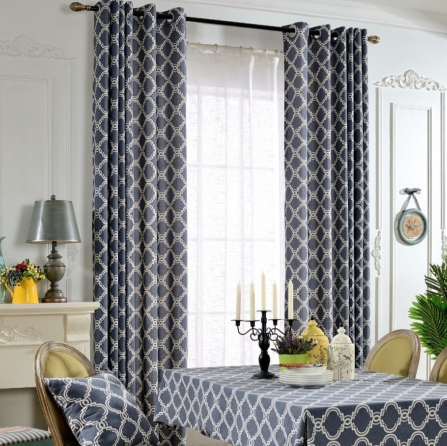 Шторы икеа гусиная лапка