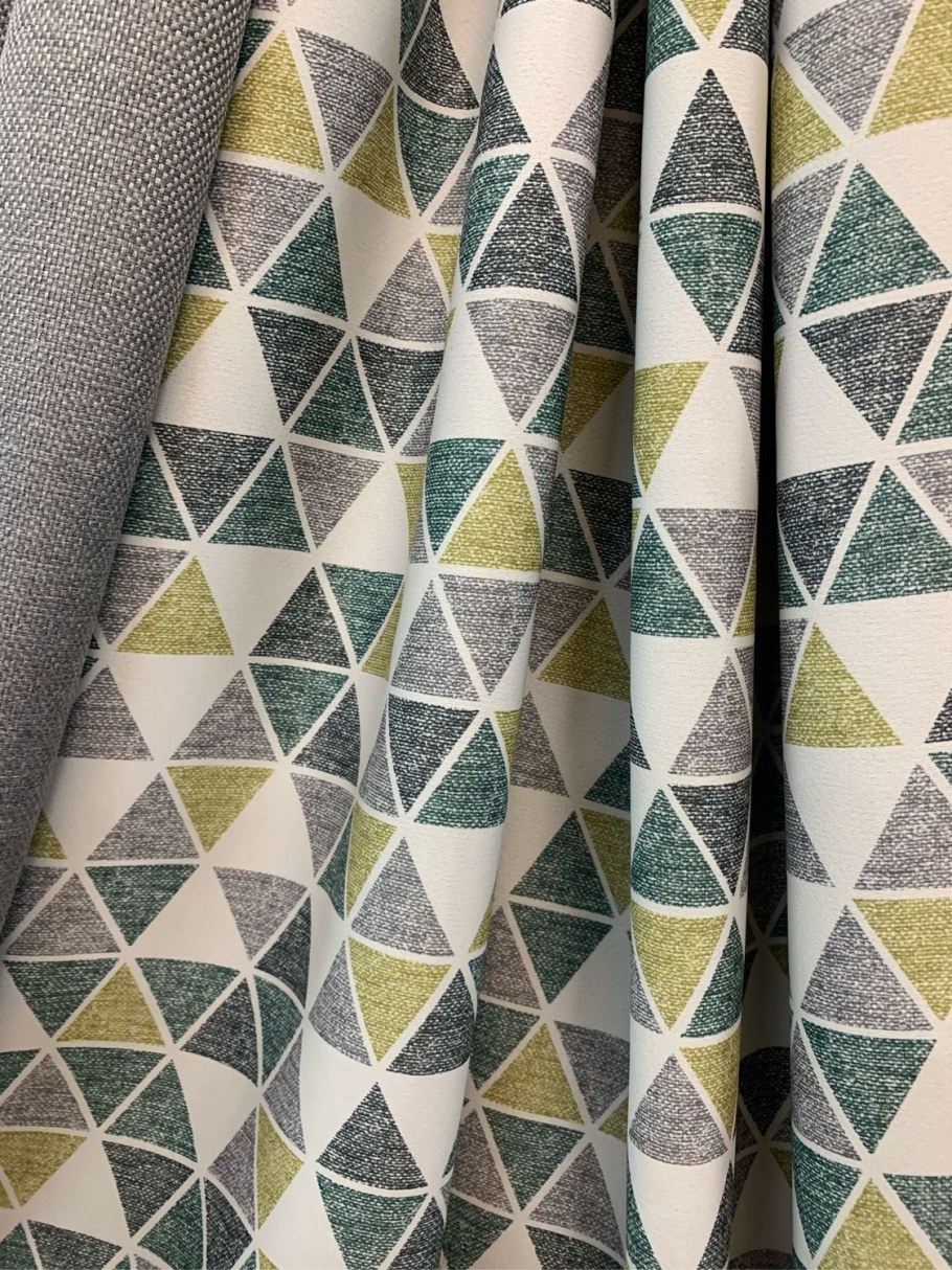 Портьера геометрия в интерьере