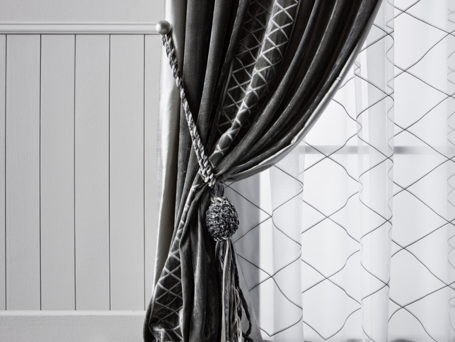 Шторы ромбы