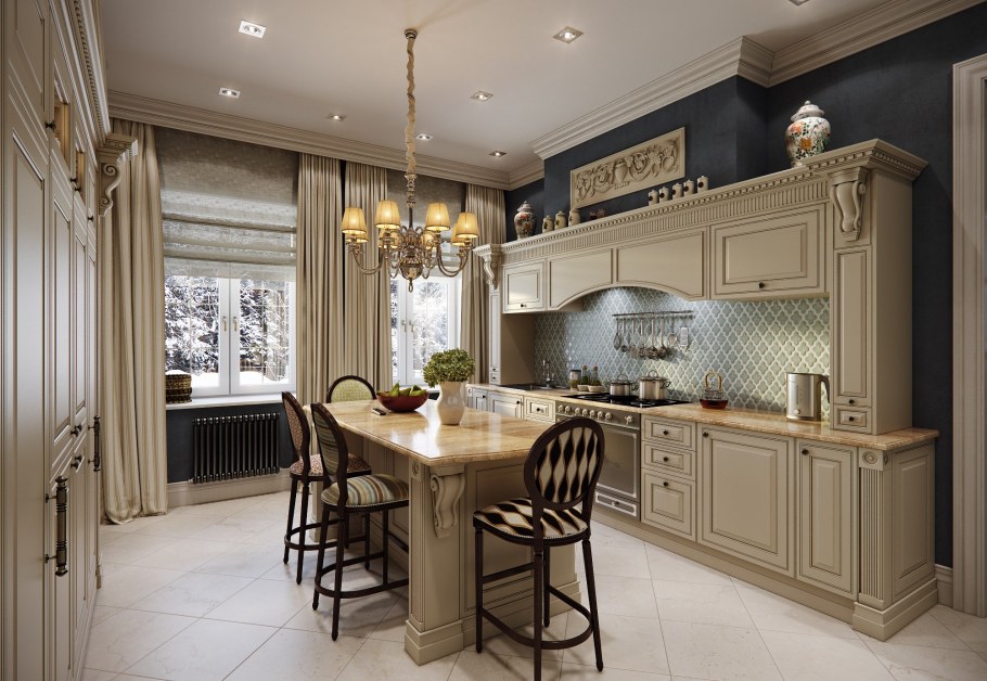 Кухня в классическом стиле