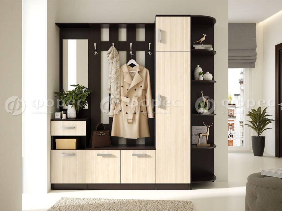 Прихожая Машенька модульная венге Стендмебель