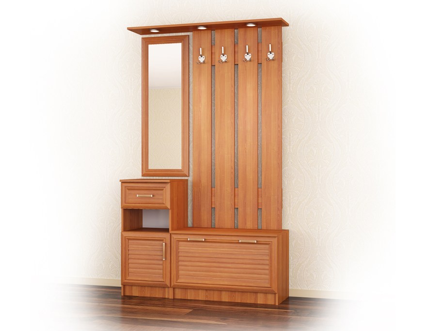 Прихожая Машенька 12ж венге/белое дерево