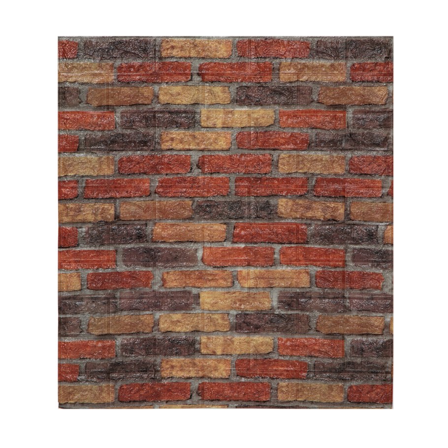 3d cамоклеющиеся панели "кирпич Оникс" (Brick Beige-White)