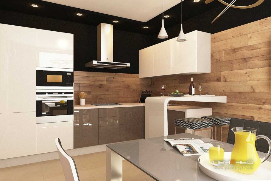 Фартук из ламината для кухни