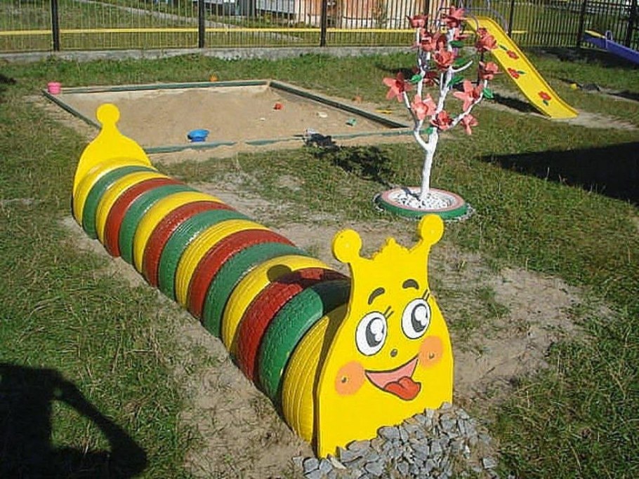 Украсить детскую площадку