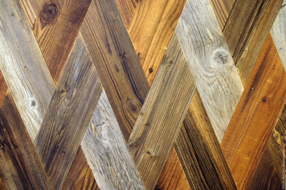 Стеновые панели из амбарной доски