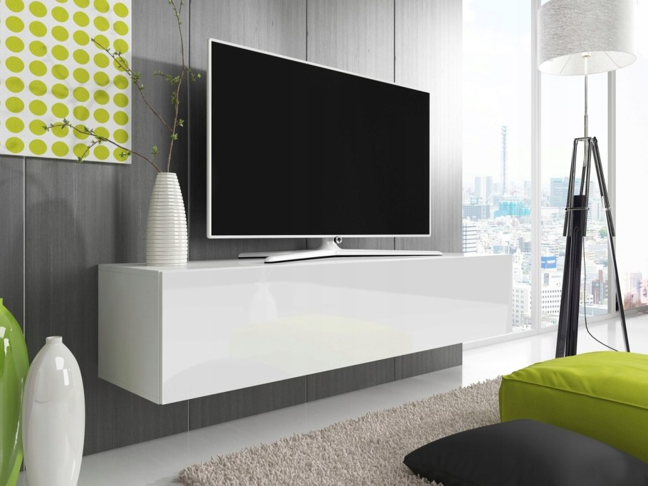 Тумба под ТВ подвесная Halmar Livo RTV 160, белый