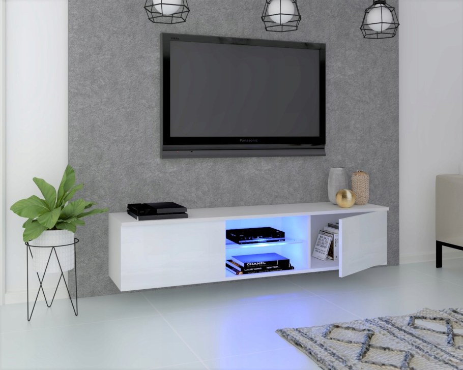 Тумба под ТВ подвесная Вилар 4