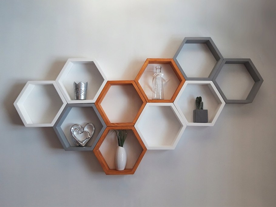 Полка Гексагон