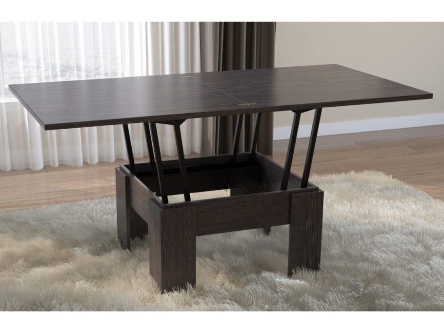 Стол трансформер БТС венге