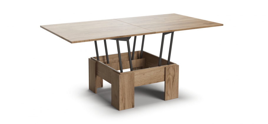 Журнальный стол-трансформер Lux крафт