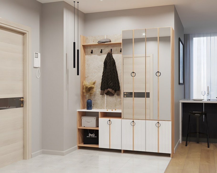 Эльба мебель шкаф в прихожую