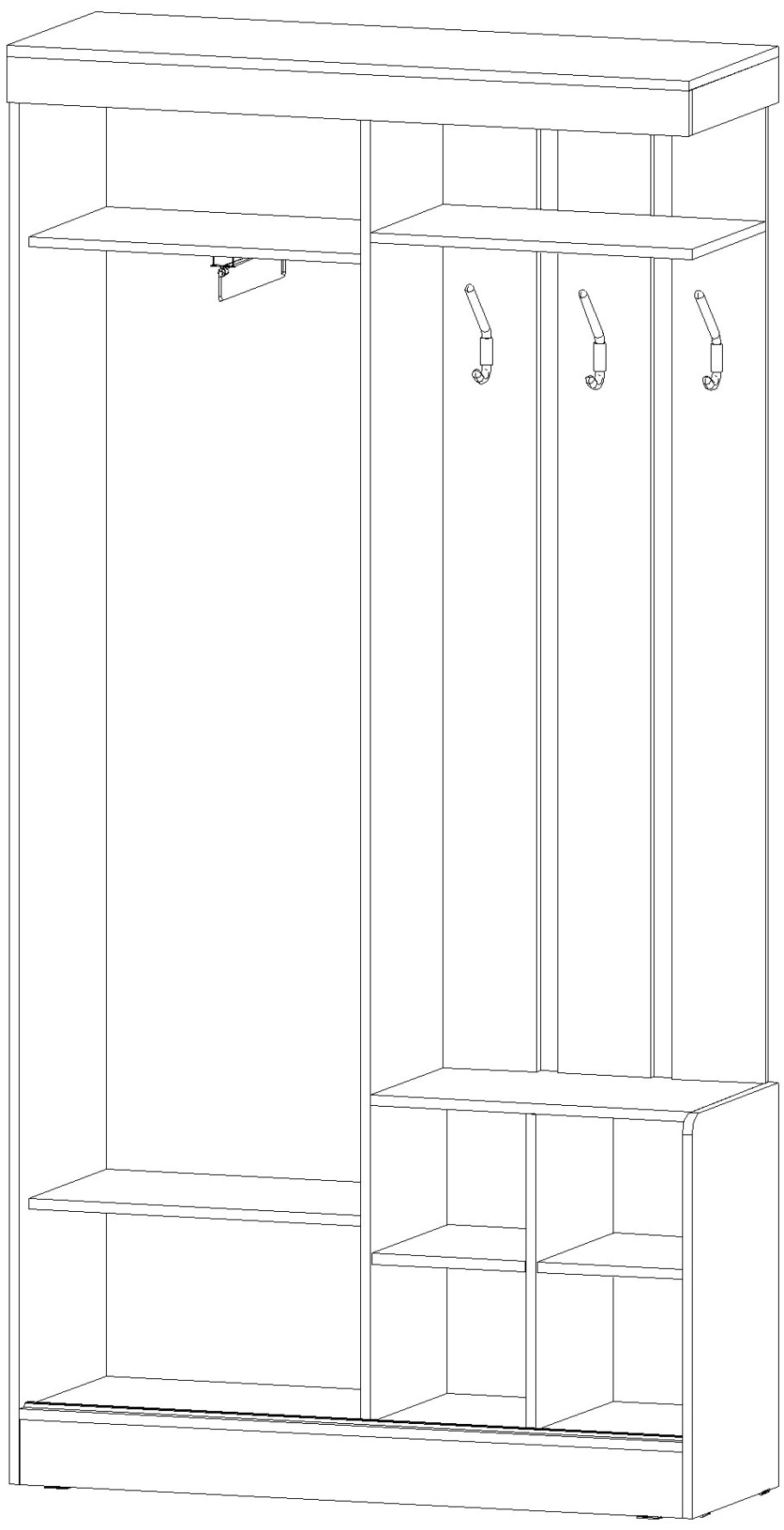 Прихожая Бриз ЦС