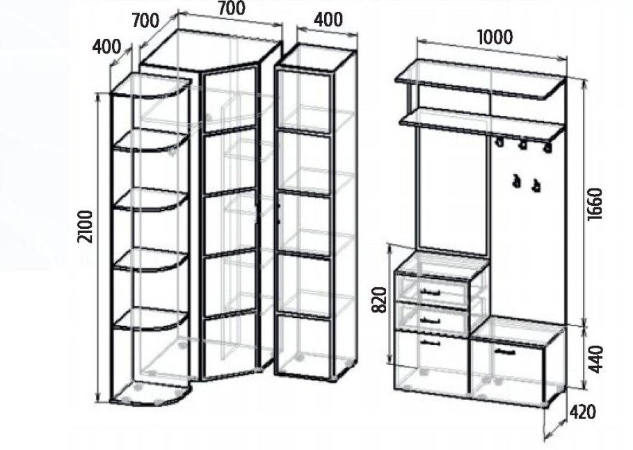 Прихожая Бристоль