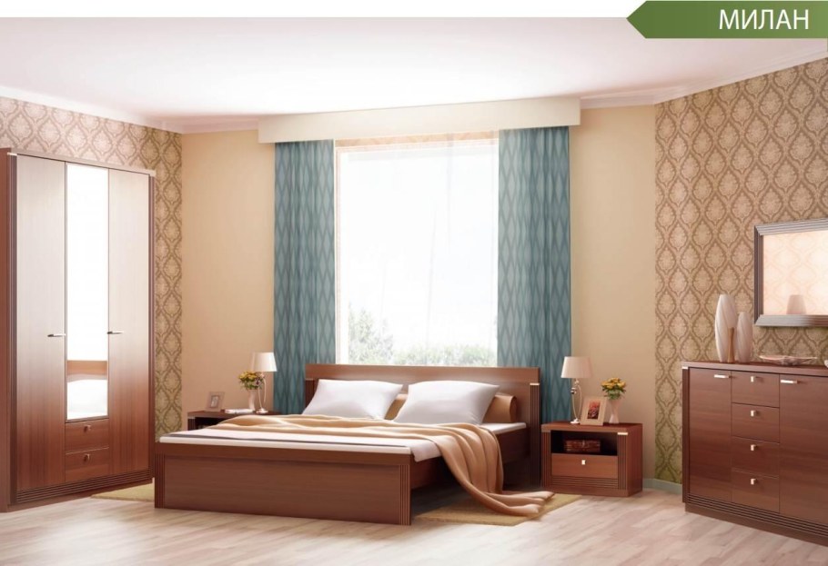Спальня Лером Миланский орех