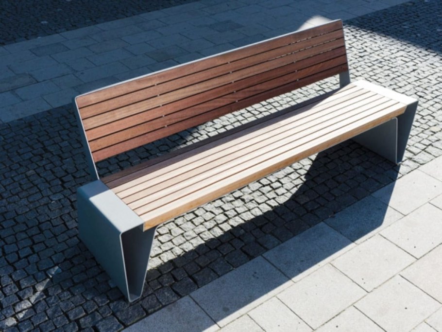 Лавочка Парковая со спинкой (арт. 1605)