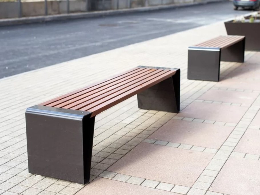 Скамья Парковая СП-017 без спинки l-2м