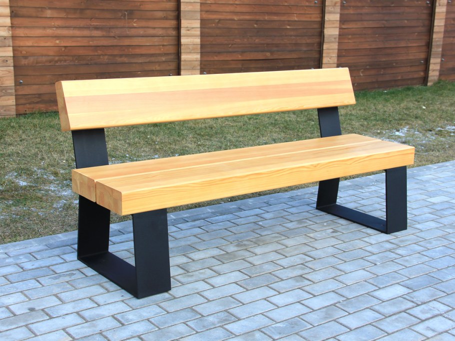 Скамейка из металла