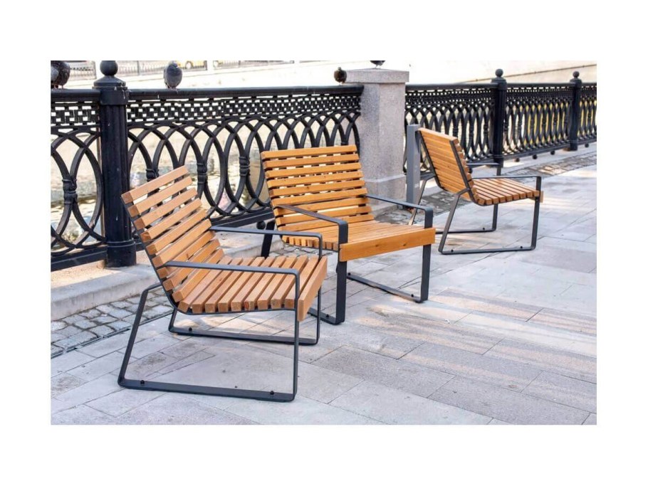 Скамейка "Глория" со спинкой sk 007