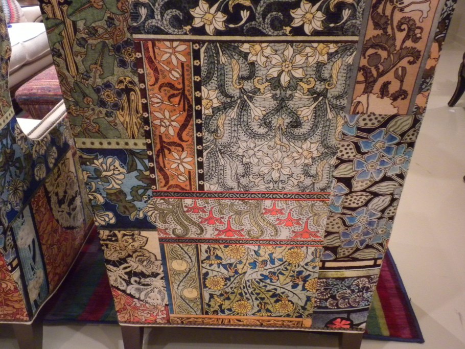 Мебель с гобеленовой обивкой Уильяма Морриса