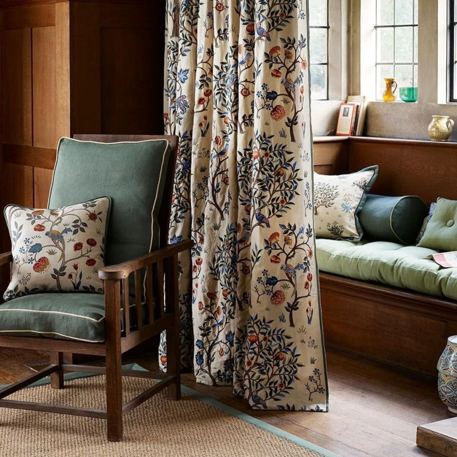 Уильям Моррис ткани интерьер