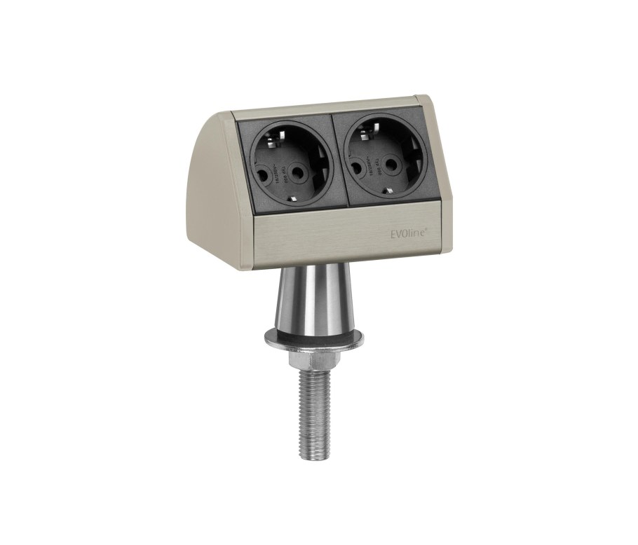 Угловая розетка Evoline