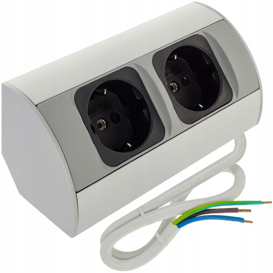 Встраиваемый блок due (2 розетки Schuko 250в)