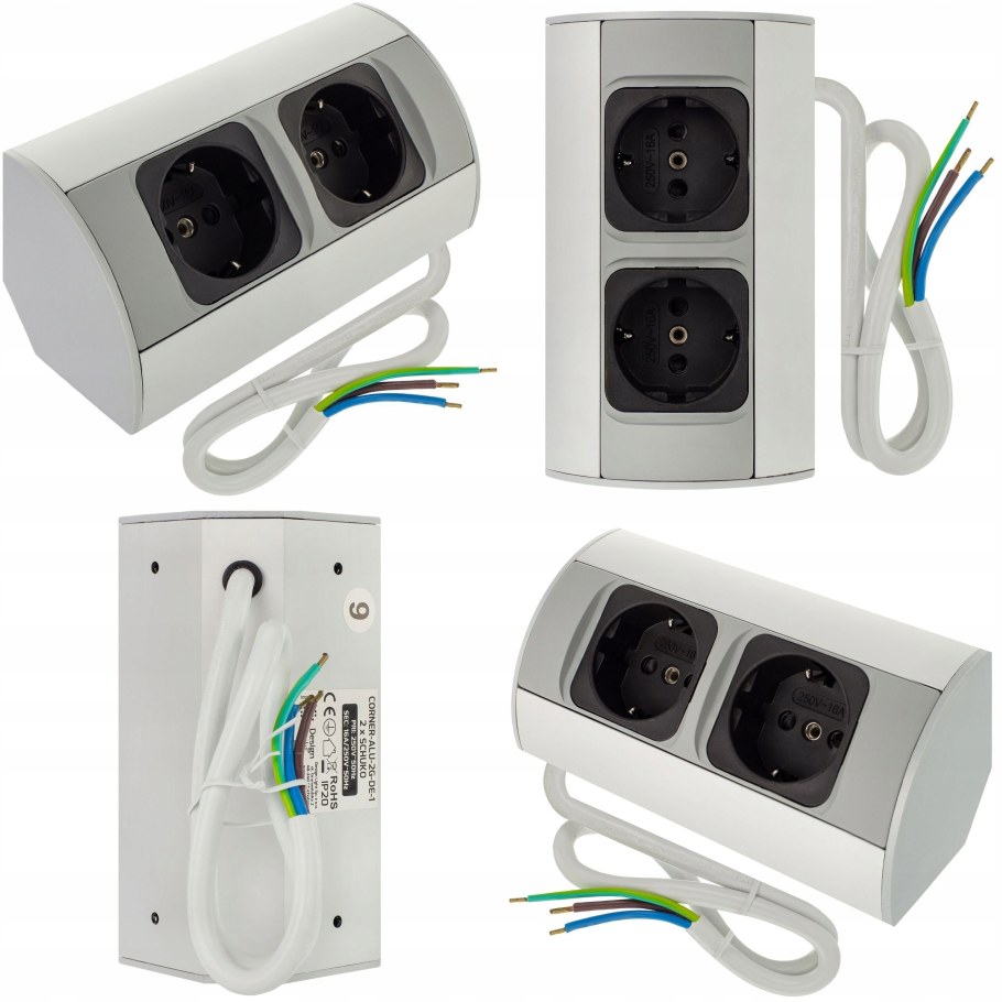 Угловая розетка Elektra 05256455