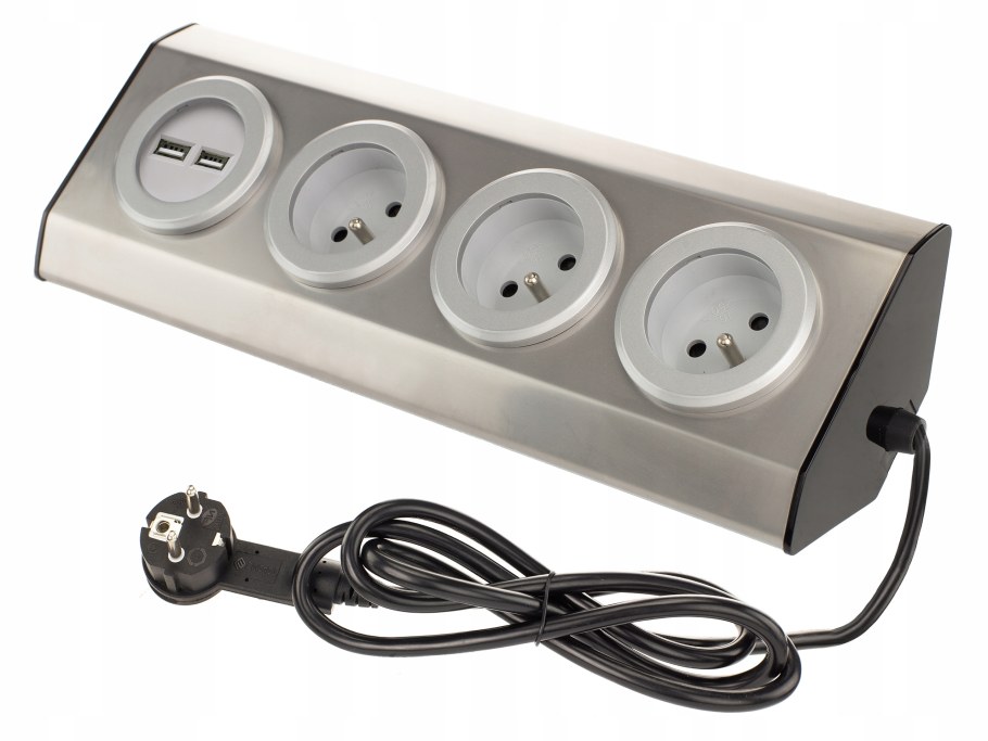 Evoline 2 розетки + USB