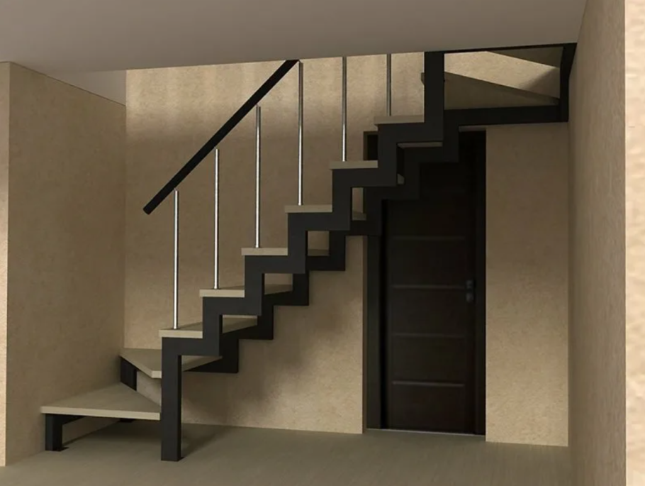 Лестница металл 40на40 труба