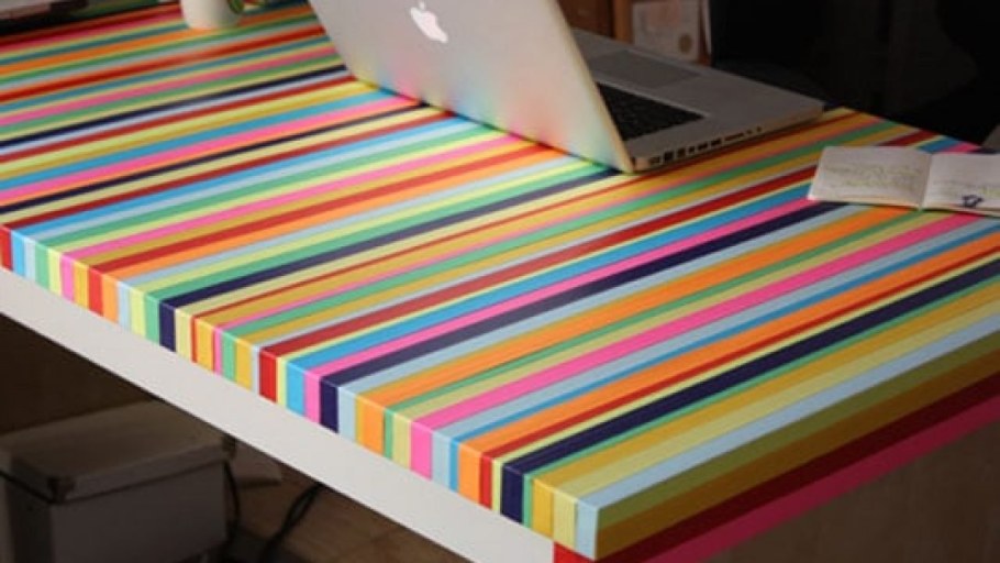 Обклеить стол