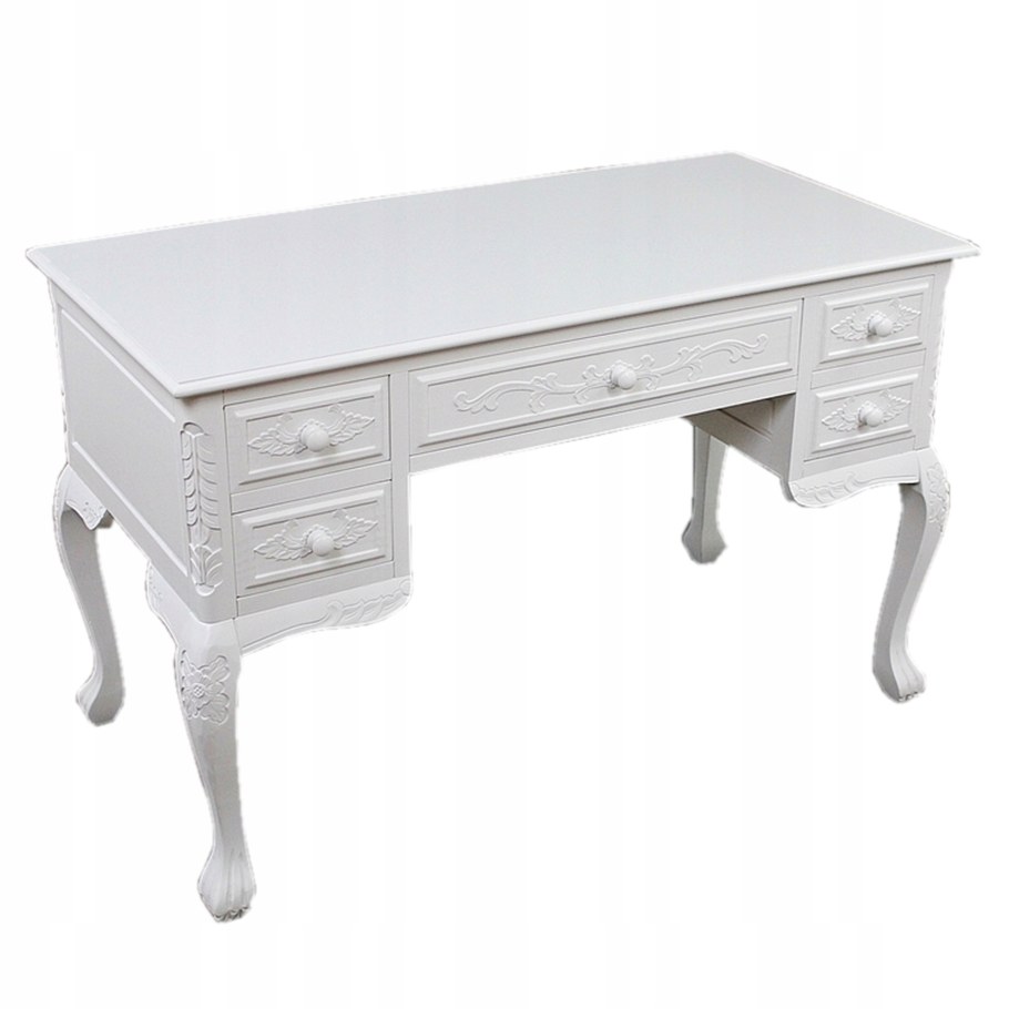 Стол письменный в классическом стиле белый