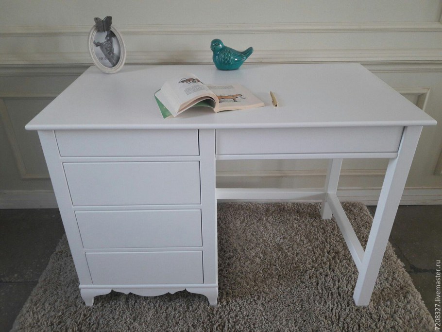 Икеа стол письменный белый 75х