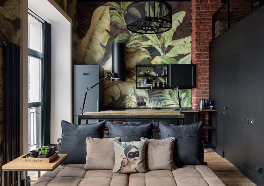 Роспись стен в стиле лофт