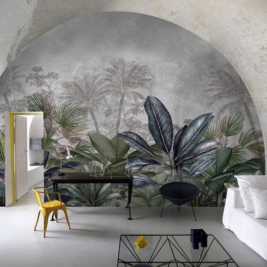 Расписанные стены в интерьере