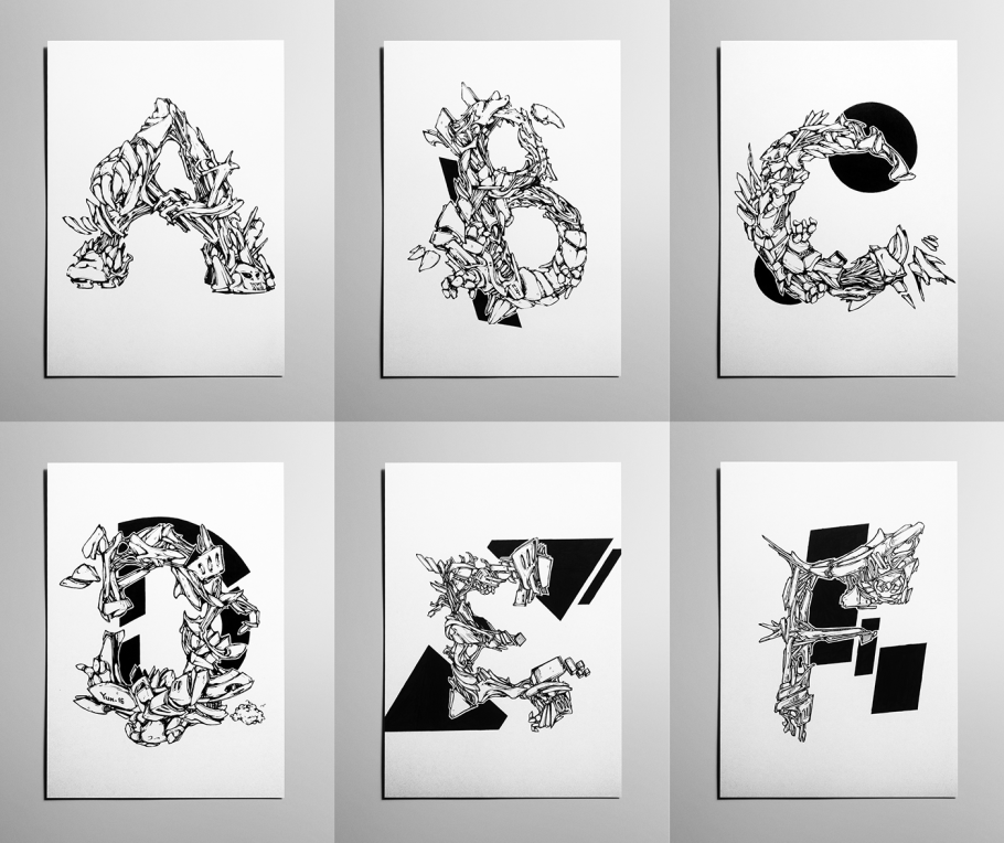 Дизайнерские Шрифтовые композиции