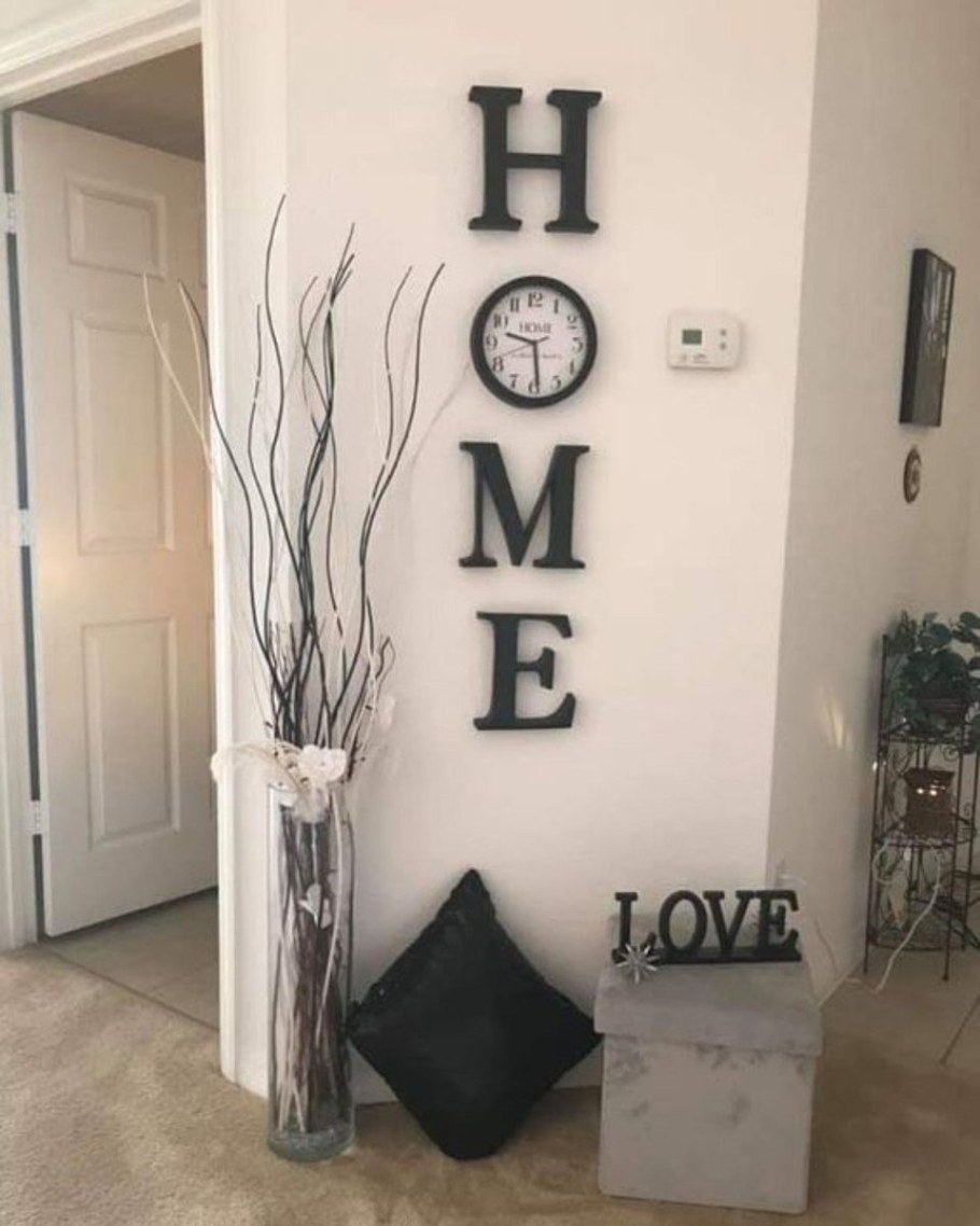 Декоративные буквы для интерьера