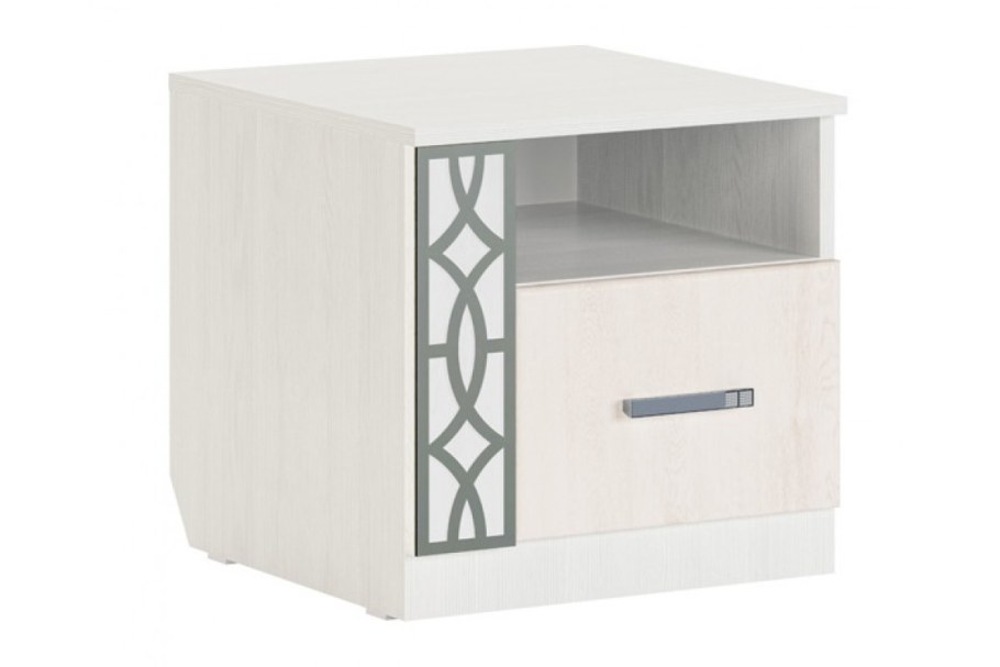 Белла тумба прикроватная (белый/джелато софт/патина)