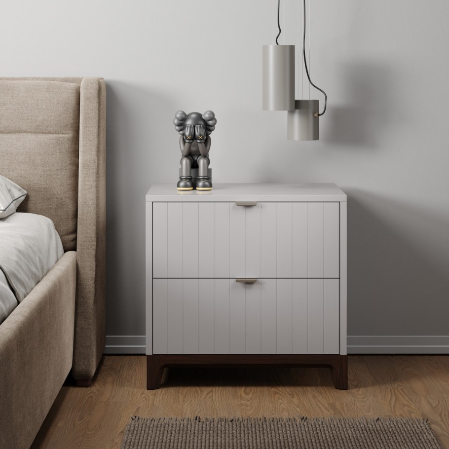 Прикроватная тумба мокко антрацит